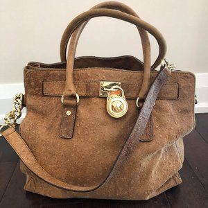 Michael Kors Tan Suede Tote Purse